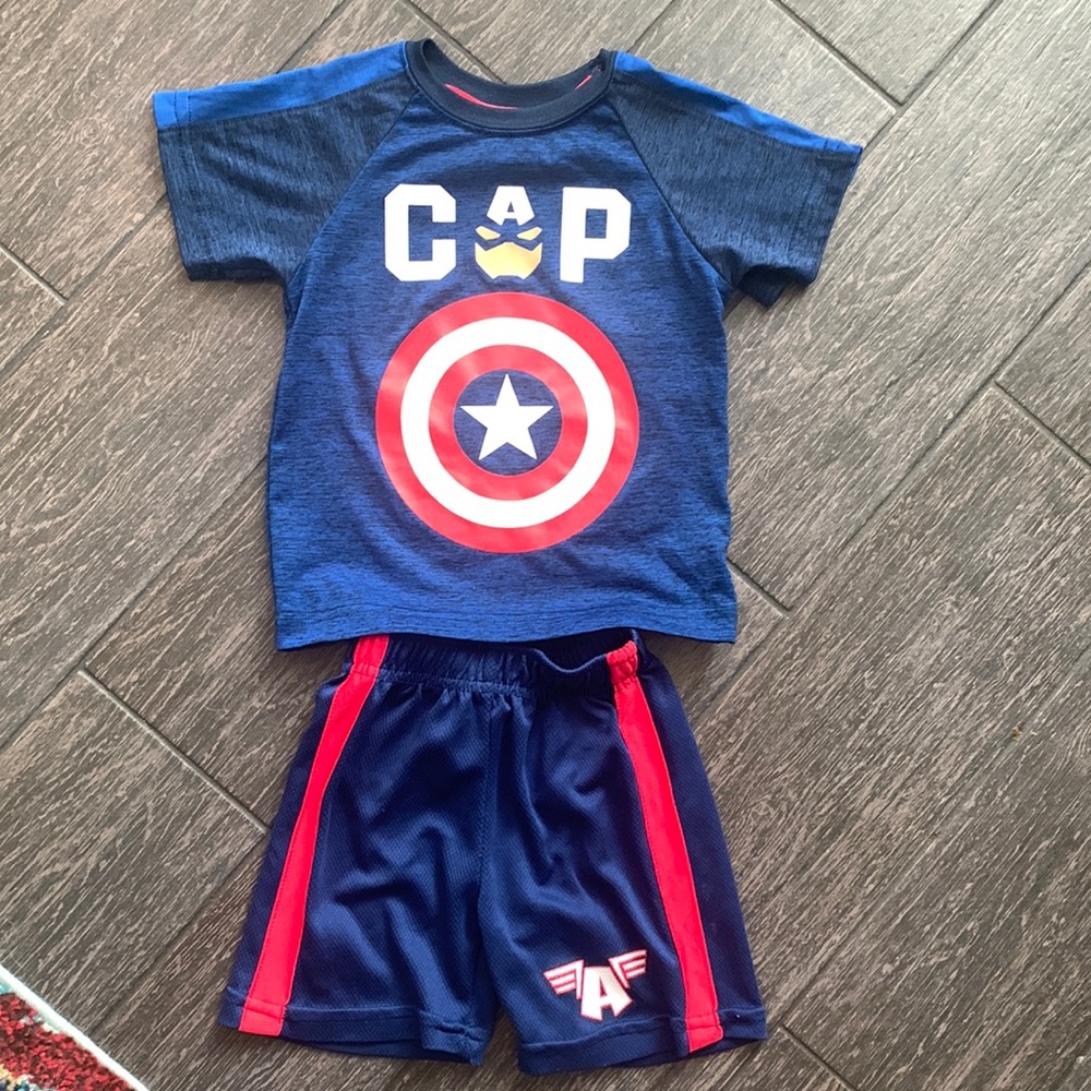 Captain America boys play outfit